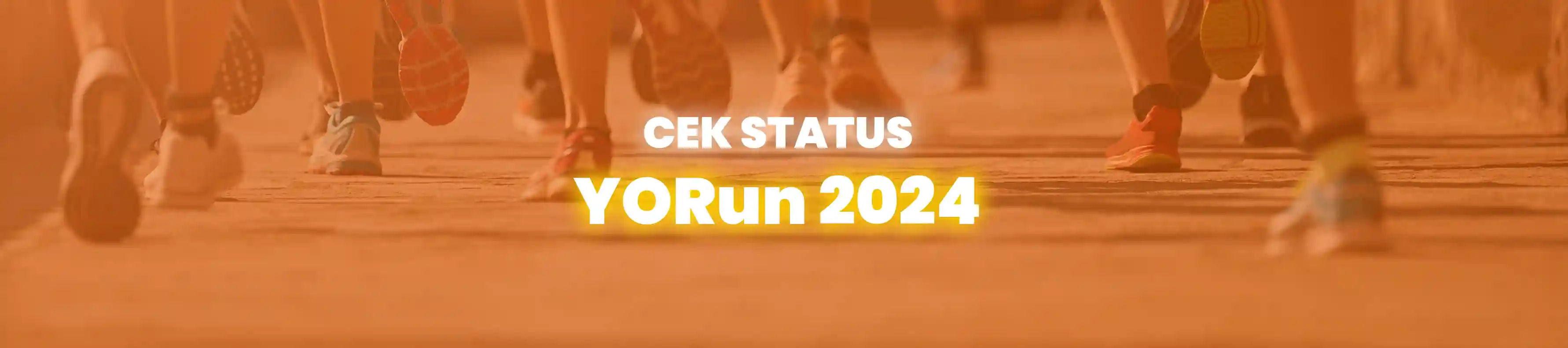 Banner Pengecekan BIB Number YORun 2024